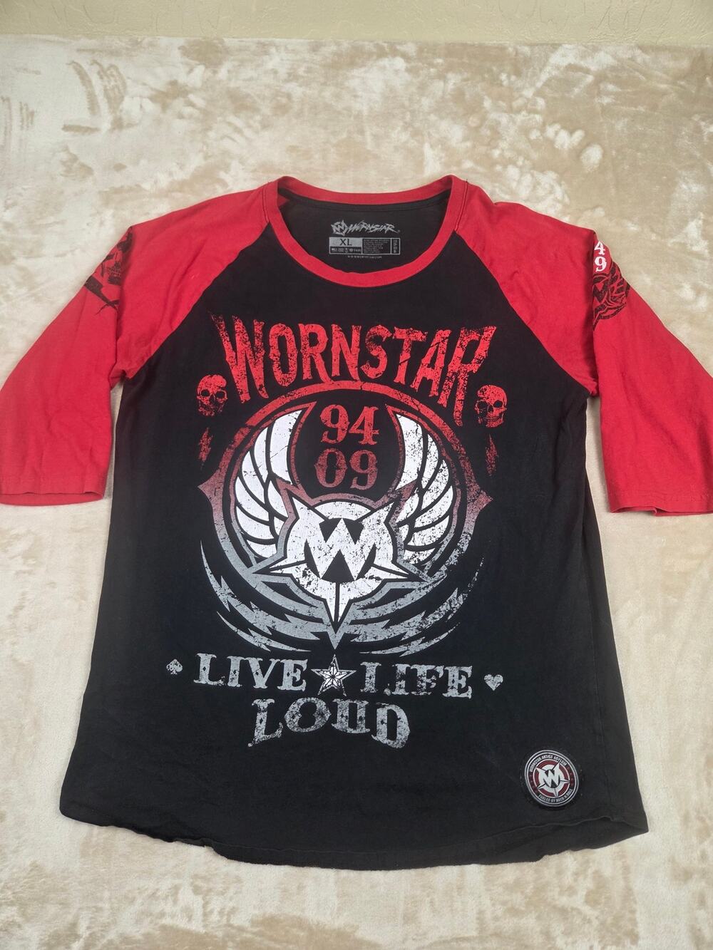 Wornstar 3/4 Slevee T-shirt